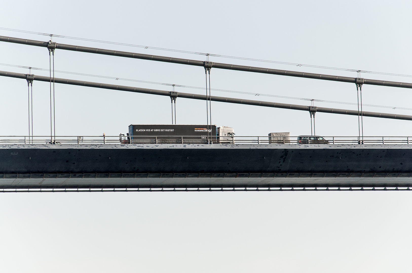 Auf der Öresundbrücke