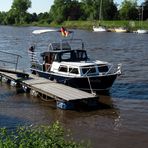  auf der Oste am Steg ...