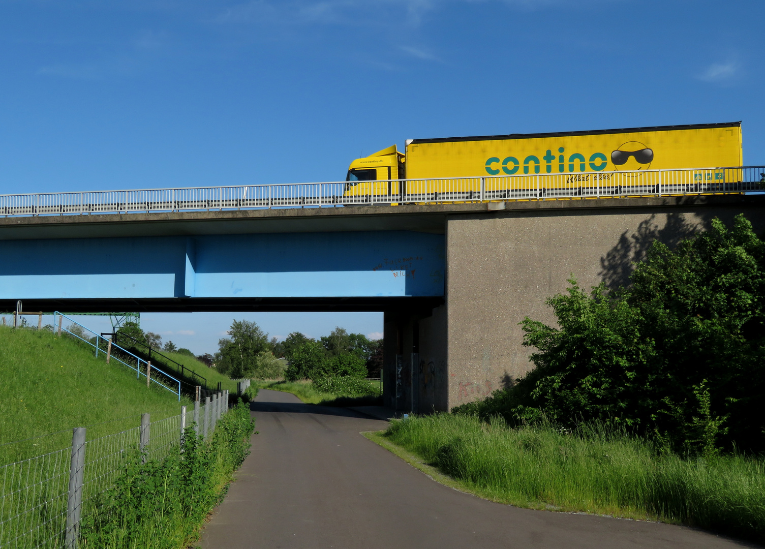 auf der Ostebrücke ...