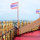 Auf der Pagoda der Kuan-Im Bodhisattvas Hall. Lat Phrao. Bangkok