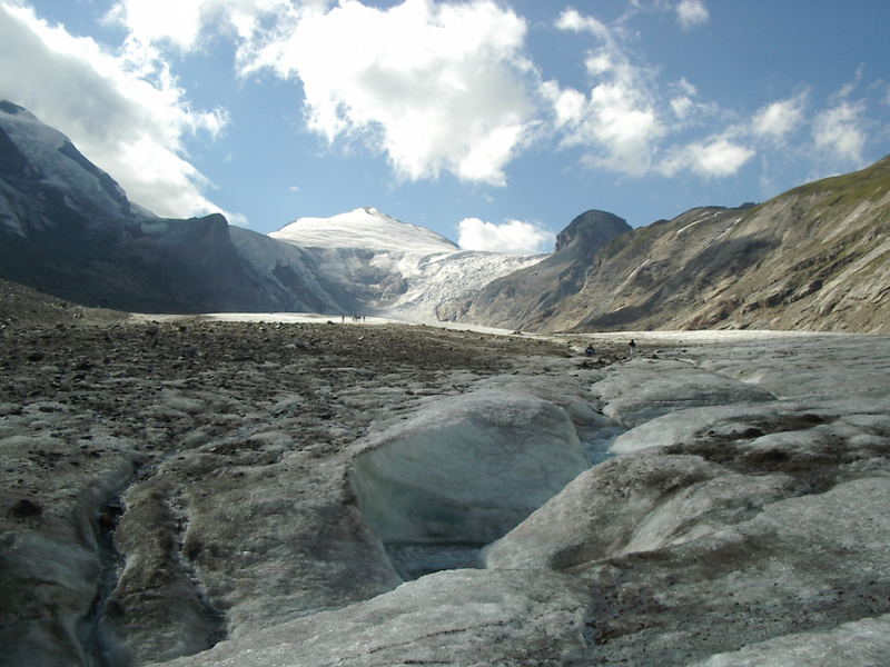 Auf der Pasterze am Großglockner (solange es diese noch gibt)