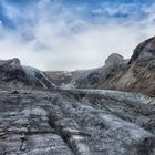 Auf der Pasterze mit Blick zum Hufeisenbruch