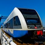 AUF DER PEENEBRÜCKE WOLGAST RICHTUNG SWINOUJSCIE UNTERWEGS