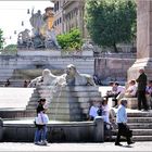 ... auf der Piazza del Popolo ...