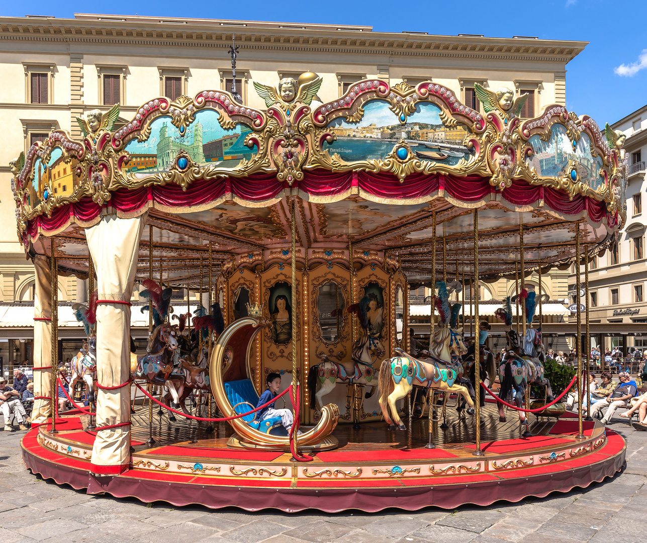 Auf der Piazza della Repubblica