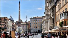 ... auf der Piazza Navona ...