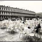 Auf der Piazza San Marco, in Venedig, ...