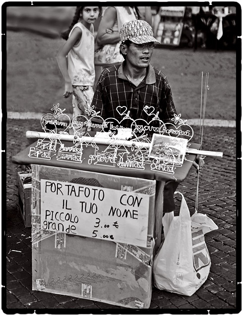 Auf der Piazza Verona