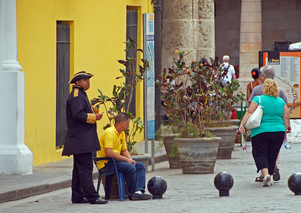 ..auf der Plaza..