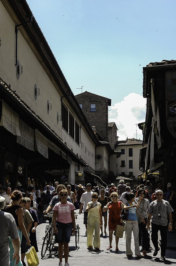 Auf der Ponte Vecchio