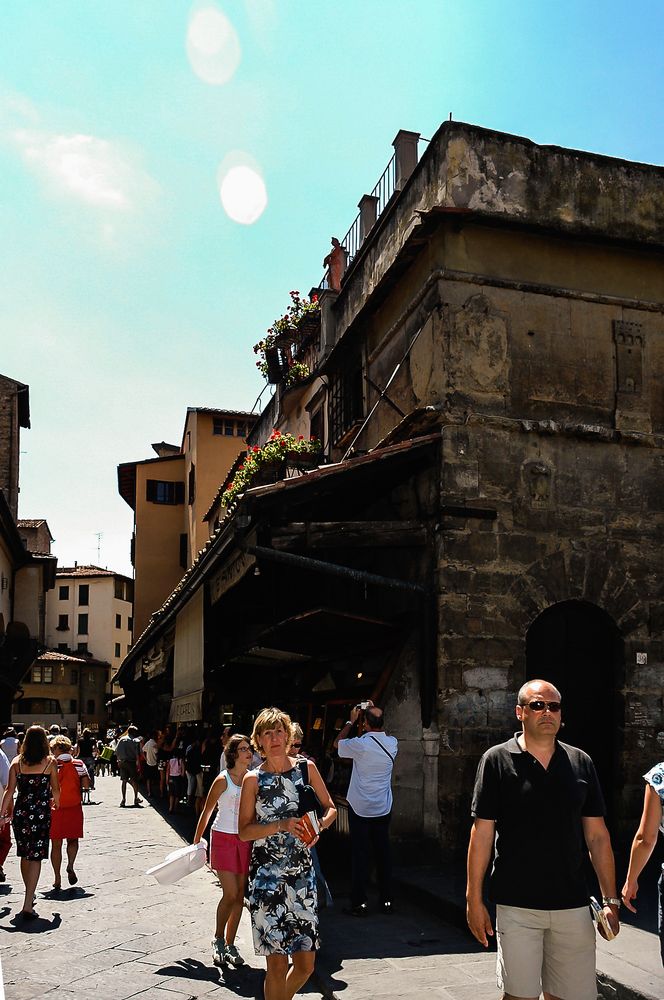 Auf der Ponte Vecchio