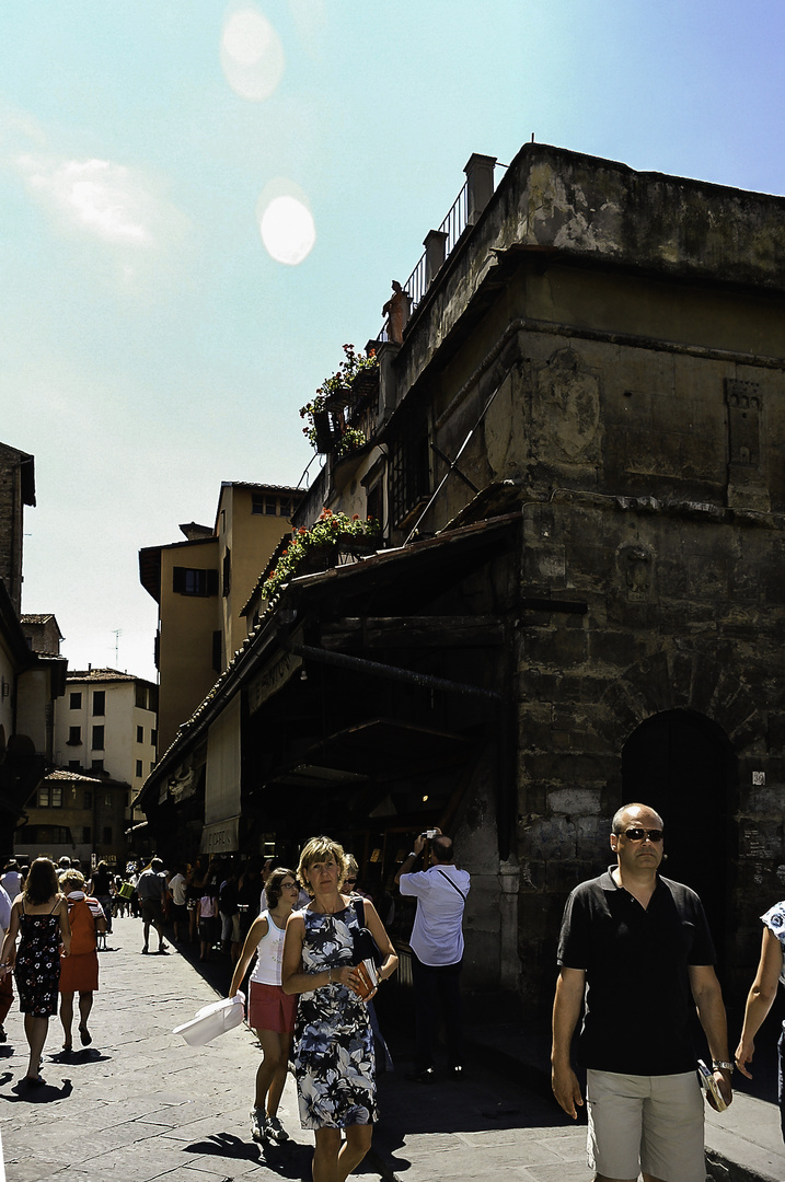 Auf der Ponte Vecchio