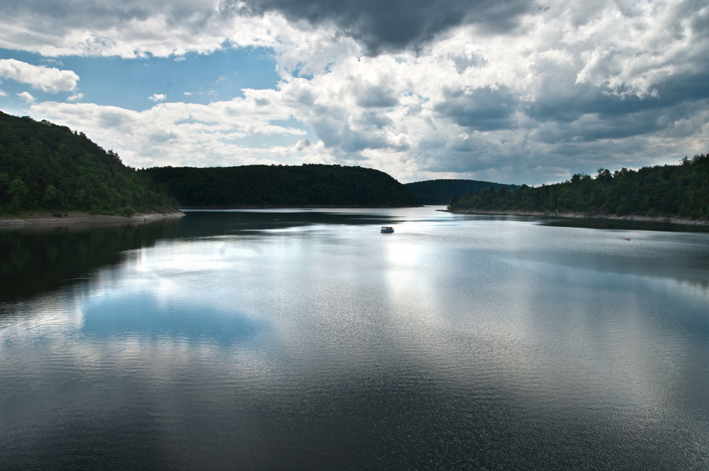 Auf der Rappbode-       talsperre