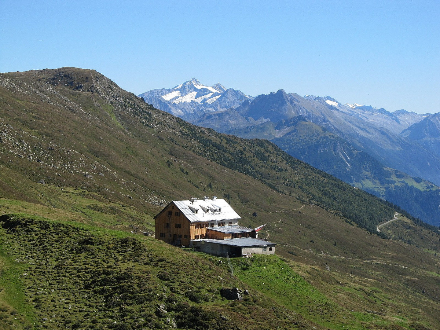 Auf der Rastkogelhütte