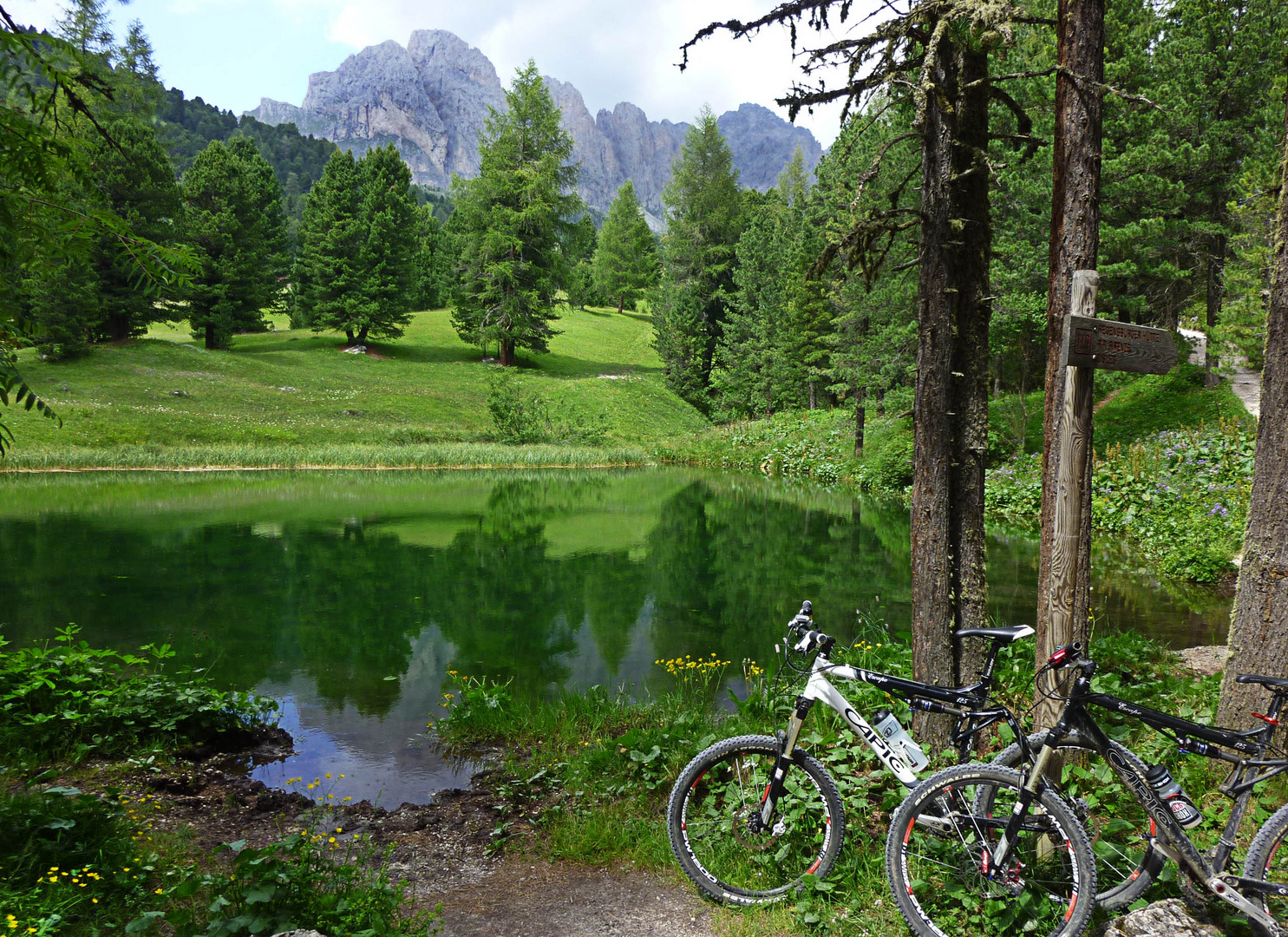 Auf der Reise in den Dolomiten