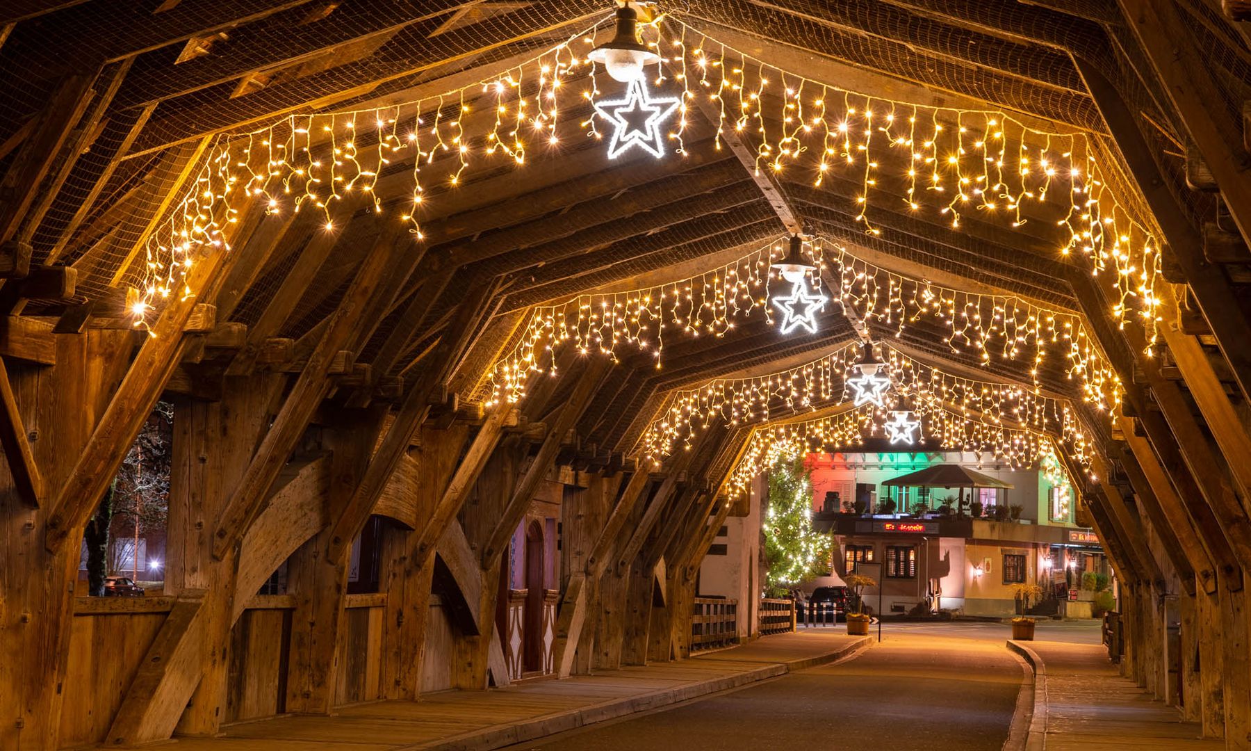 Auf der Reussbrücke