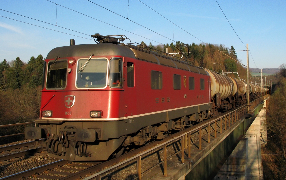 Auf der Reussbrücke