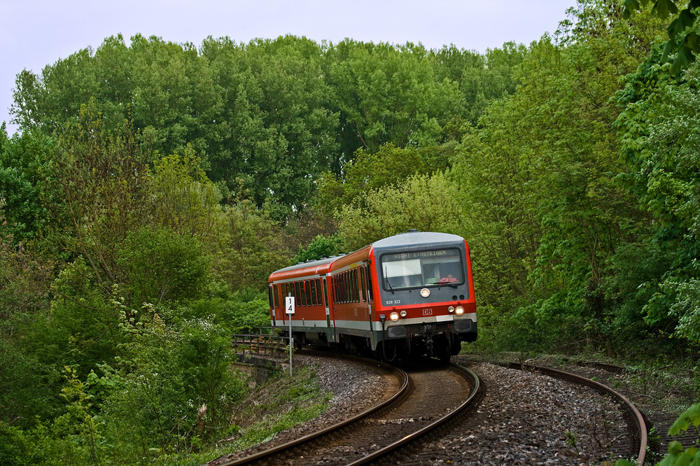 Auf der Rheinbrückenrampe