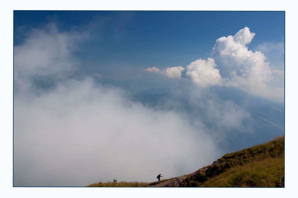 Auf der Rigi ~ der Nebel kommt ganz schnell