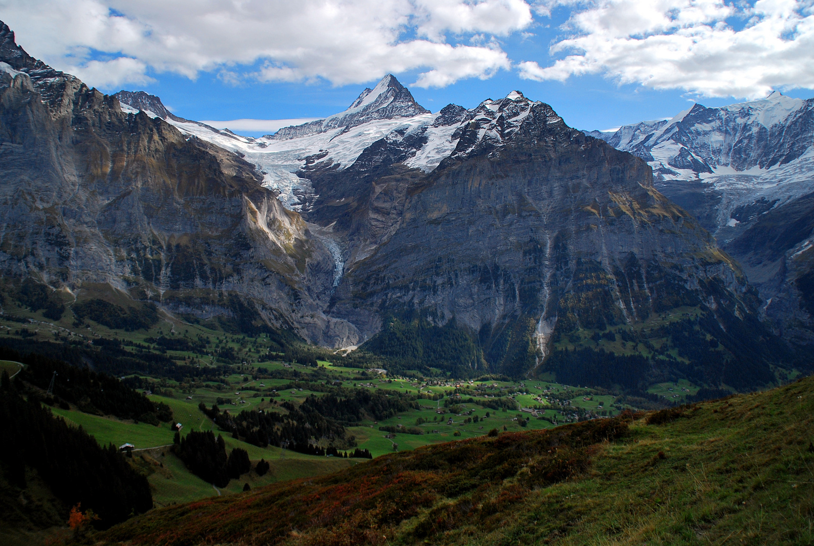 Auf der Route vom First ins Tal. (Schweiz)