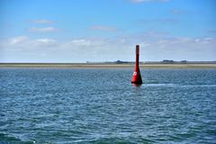 auf der Rückfahrt von Hallig Hooge .