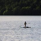 Auf der Rurtalsperre am Samstag..