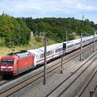 Auf der Schnellfahrstrecke München-Augsburg bei Hattenhofen 16.7.2023