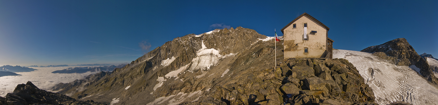 Auf der Schwarzensteinhütte...