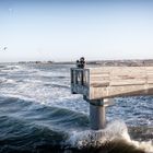 Auf der Seebrücke in Heiligenhafen