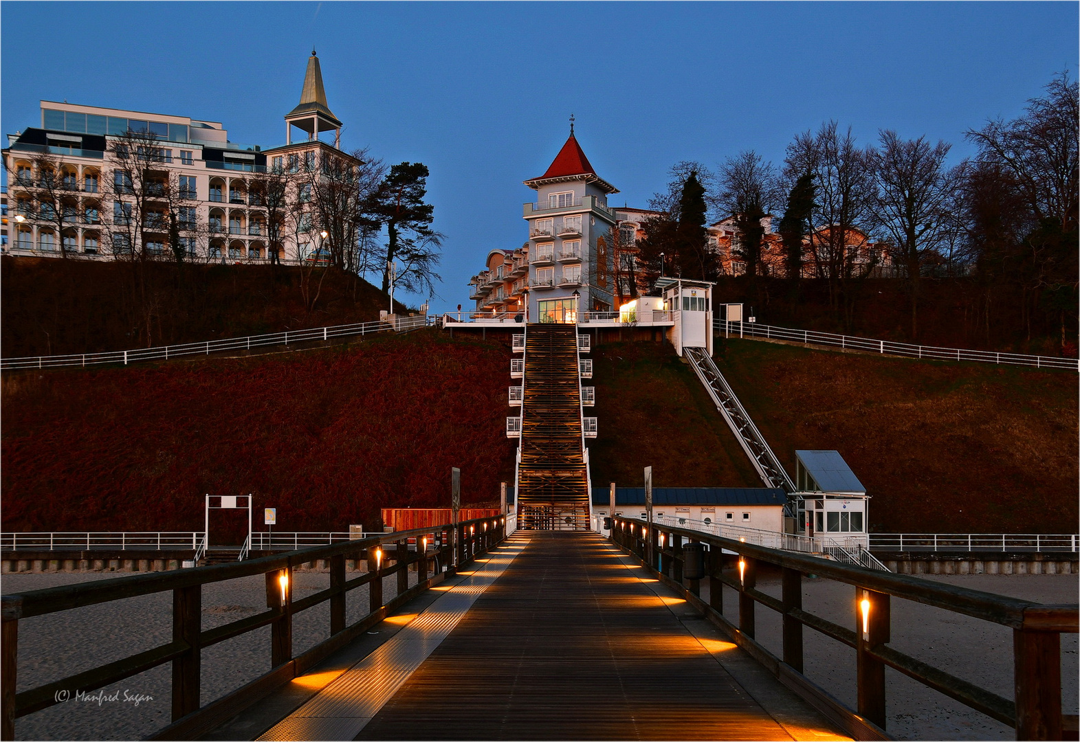 Auf der Seebrücke Sellin/Rügen