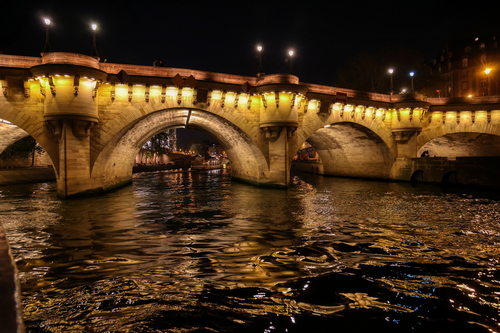 auf der Seine in Paris