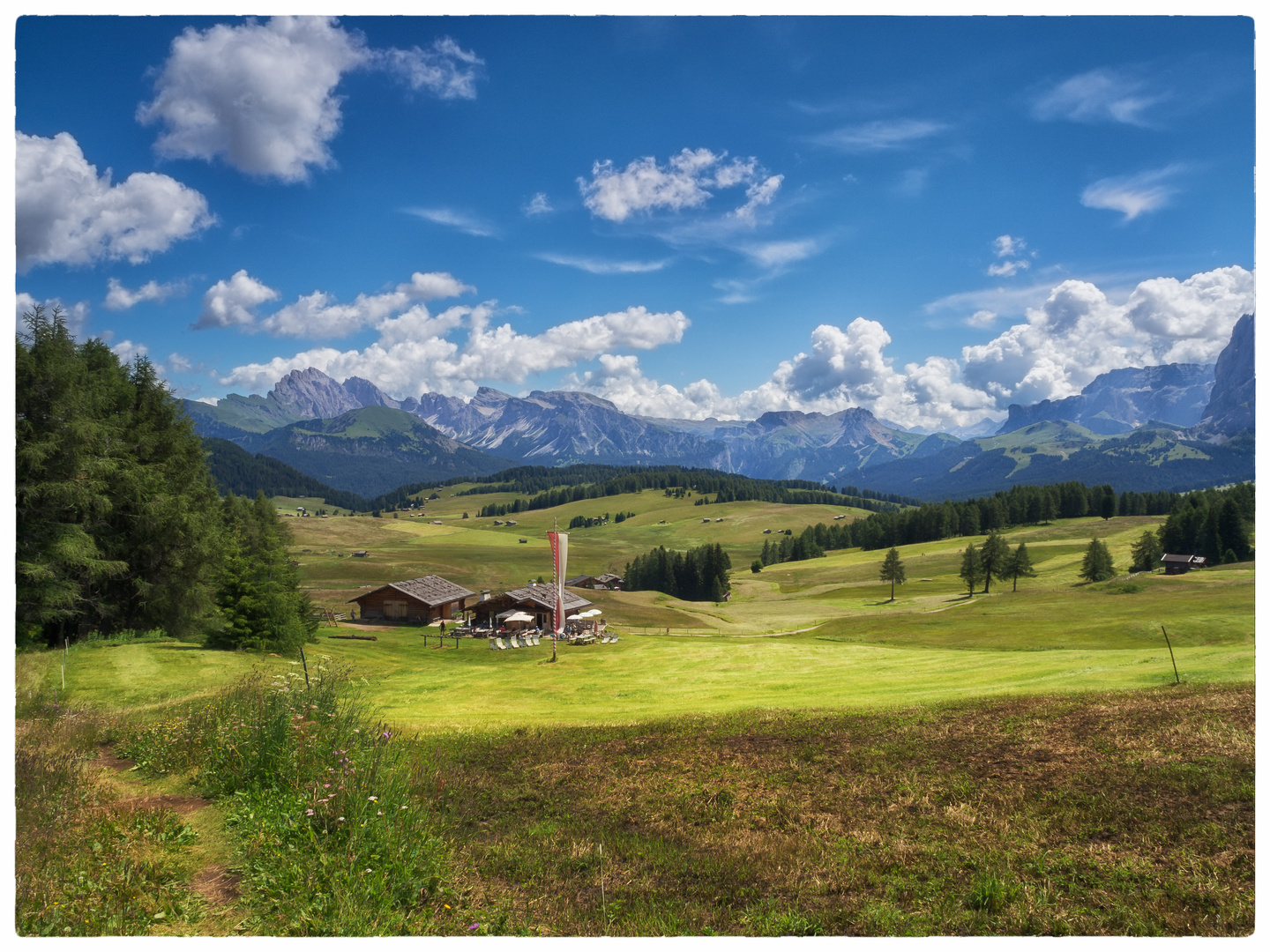 Auf der Seiser-Alm