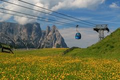 Auf der Seiser Alm im Juni...