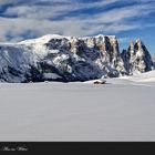 Auf der Seiser Alm im Winter