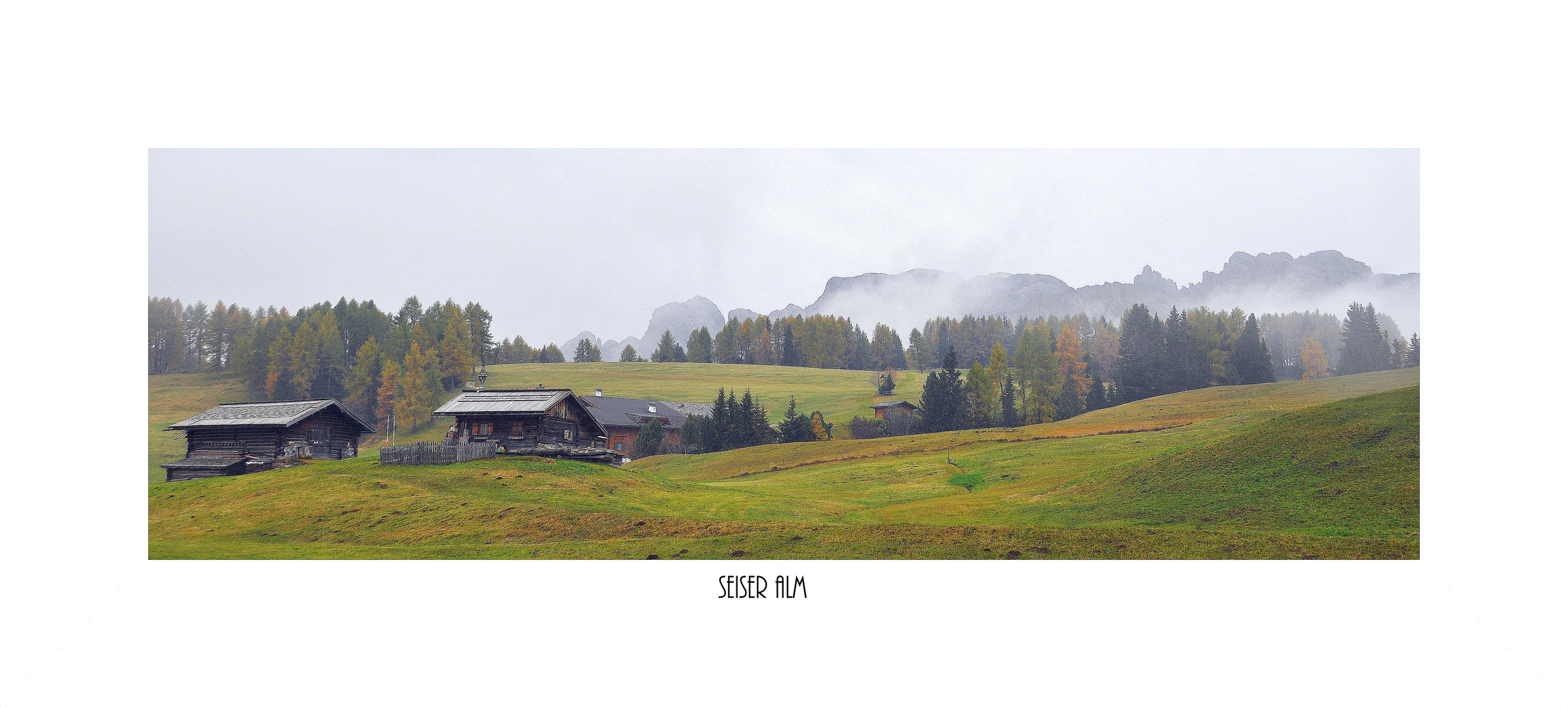 auf der Seiseralm im Herbst