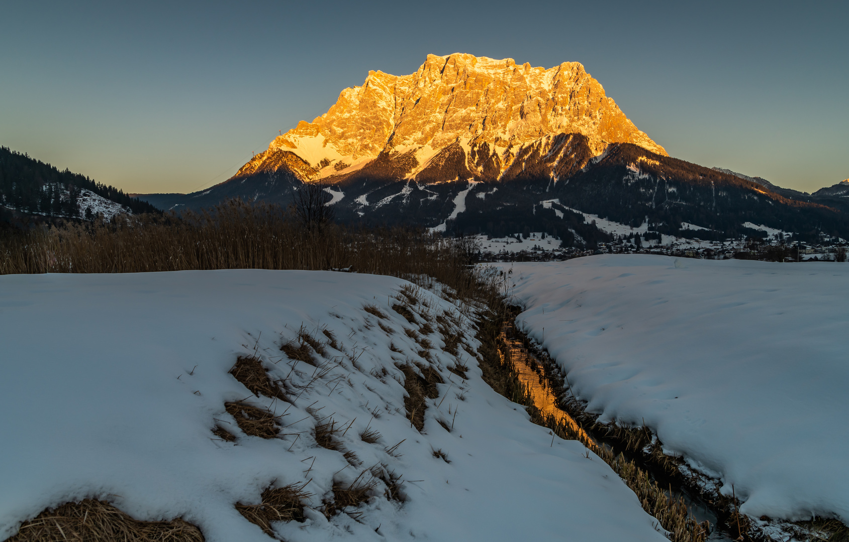 Auf der Sonnenseite der Zugspitze