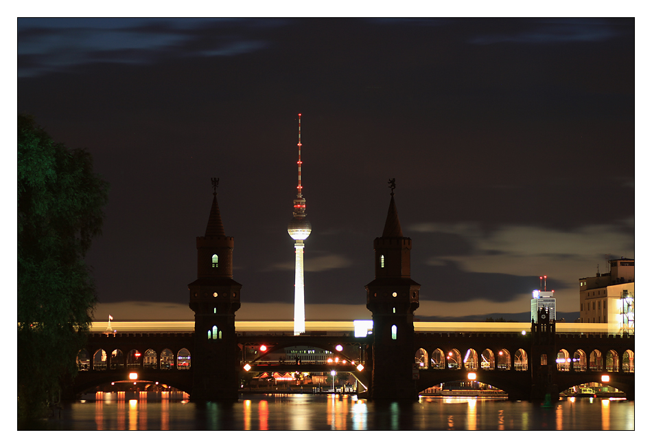 Auf der Spree bei Nacht II