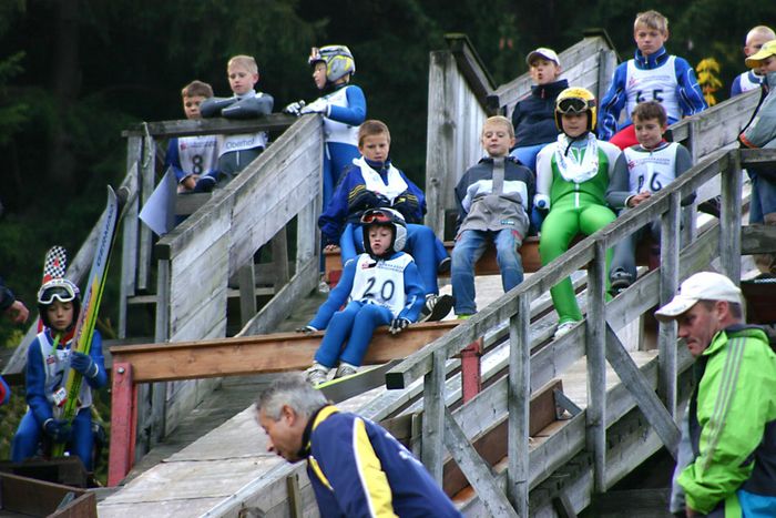 auf der Sprungschanze.....