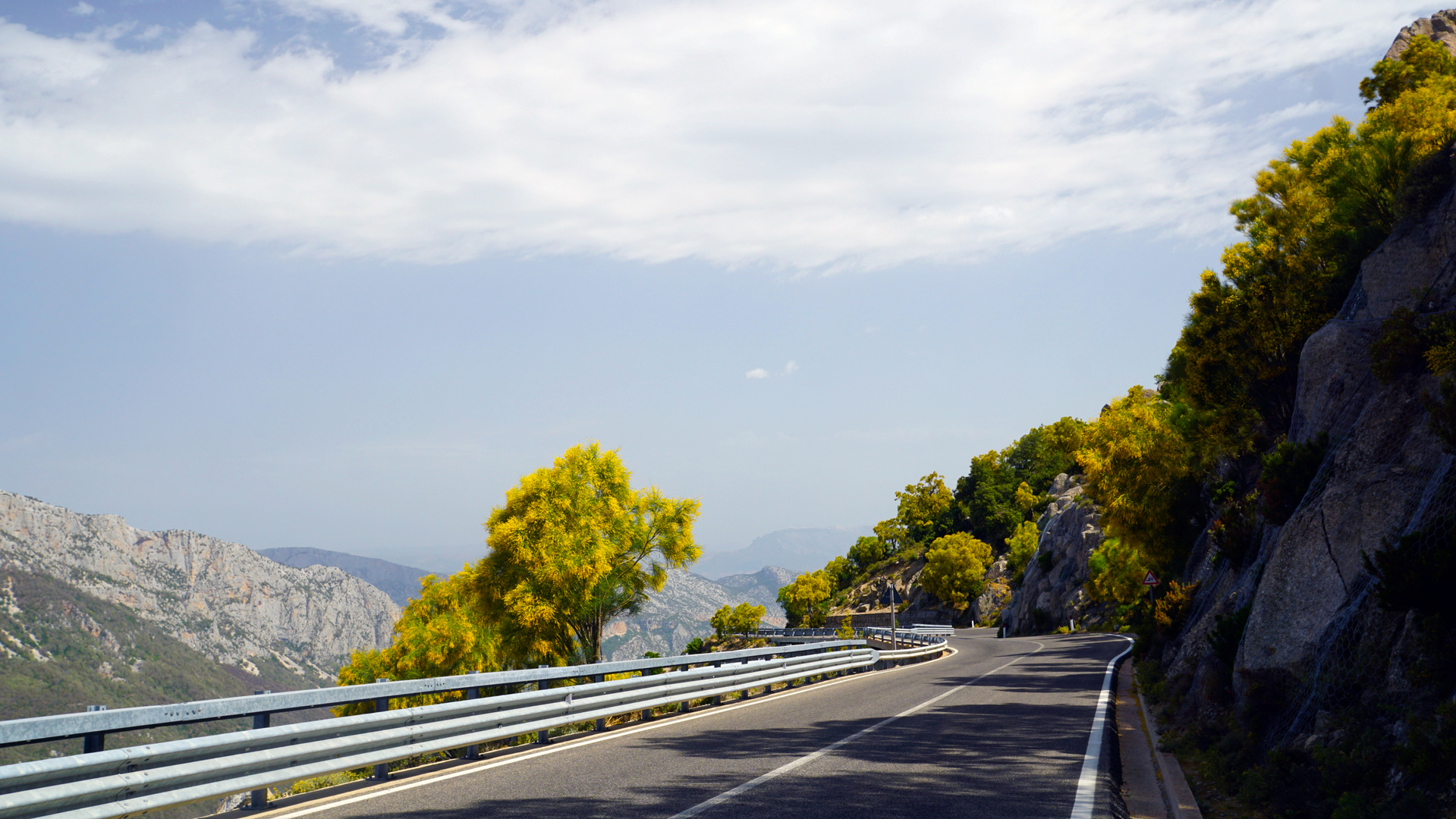 Auf der SS125 von Cala Gonone nach Baunei