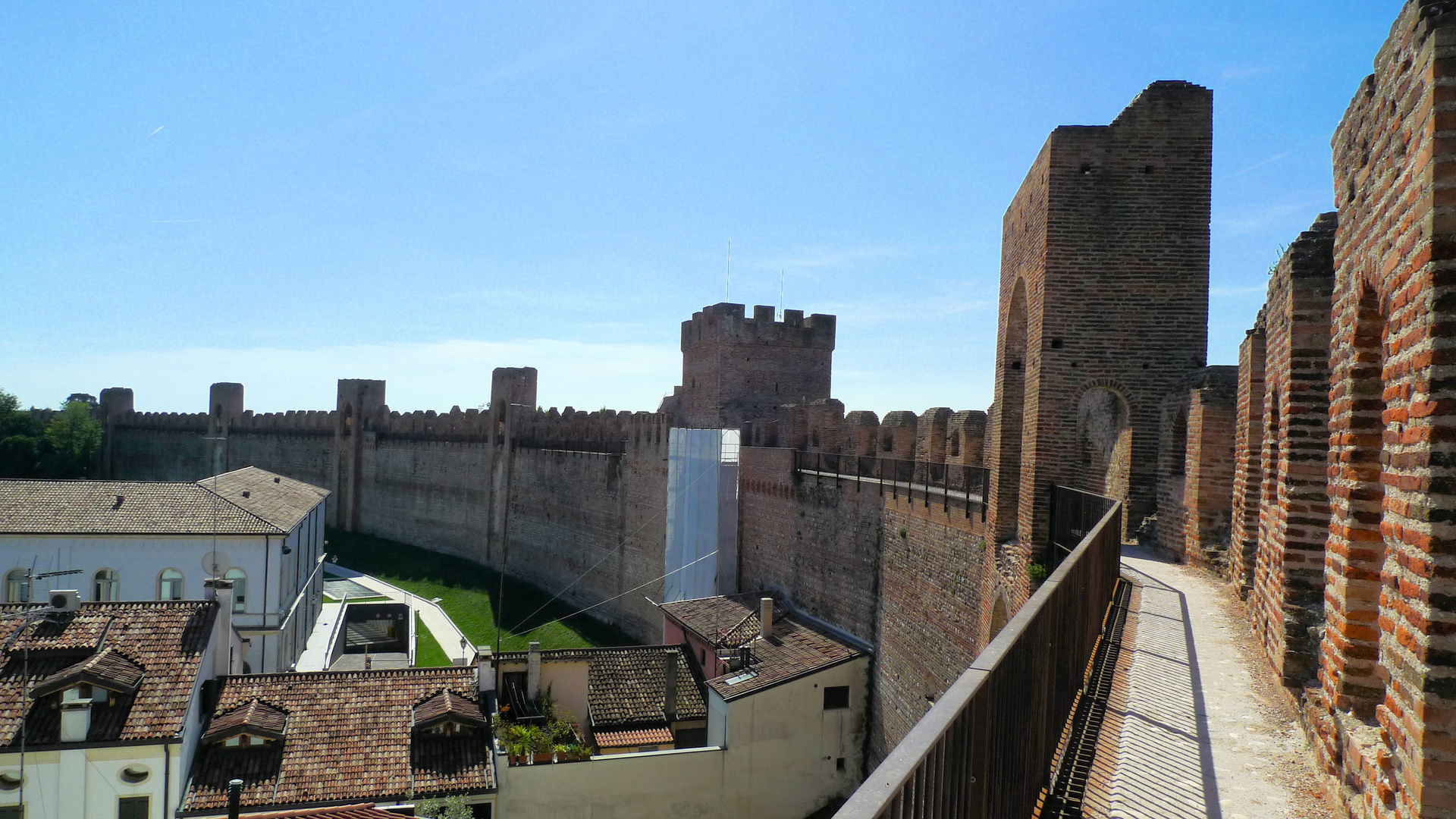 auf der Stadtmauer von Cittadella (3)