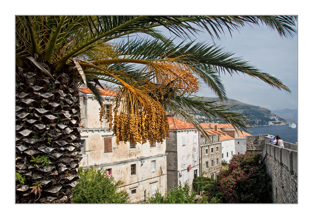 Auf der Stadtmauer von Dubrovnik