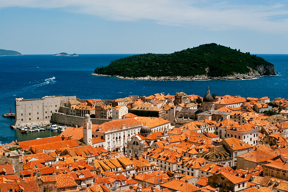 Auf der Stadtmauer von Dubrovnik