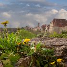 Auf der Stadtmauer von Rothenburg o.d.Tauber ...