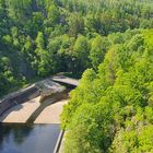 Auf der Staumauer...