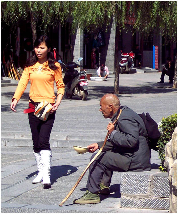 Auf der Straße in China