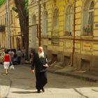 Auf der Straße in Tbilisis Altstadt