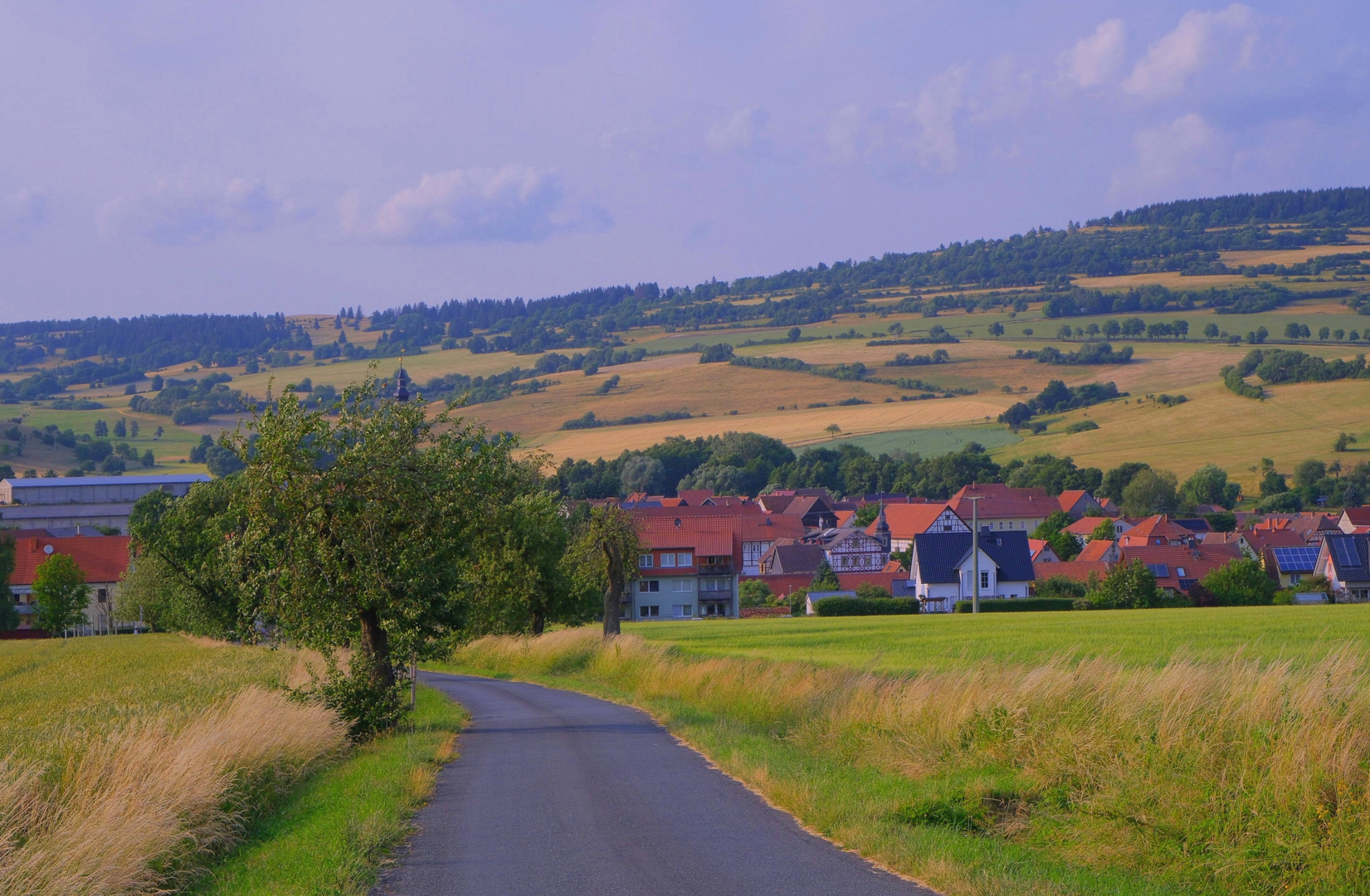 auf der Straße nach Helmershausen