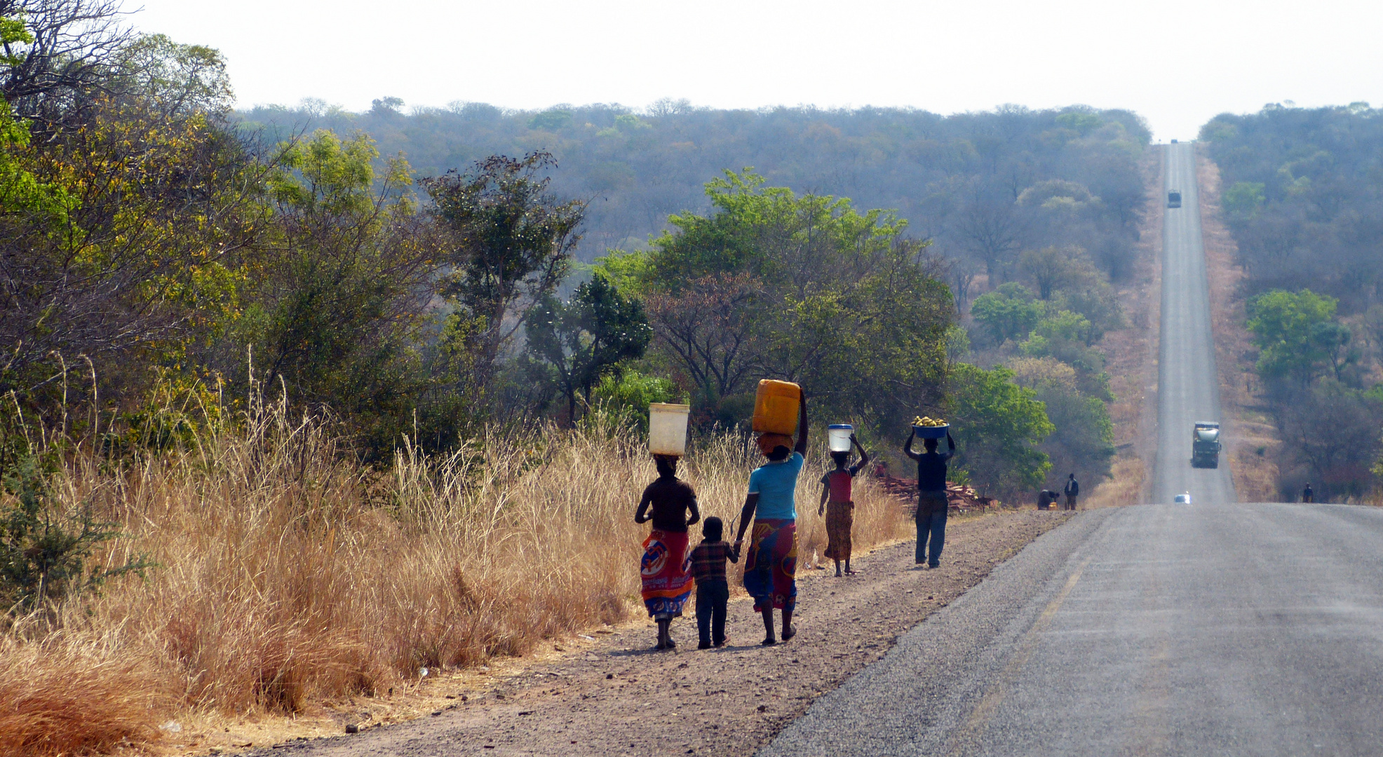 Auf der Straße von Livingstone nach Kazangula