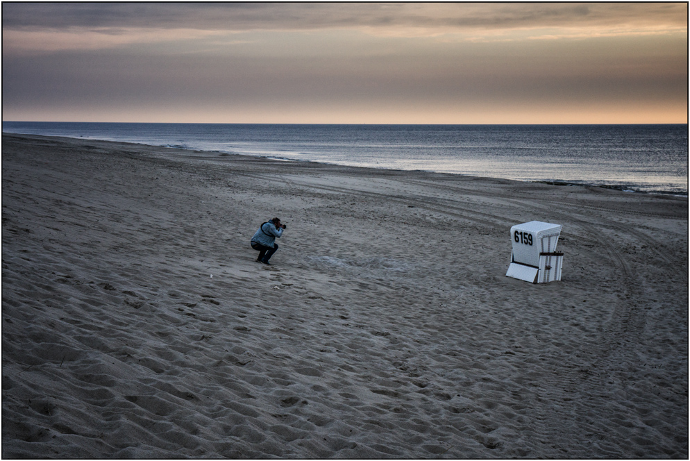 Auf der Suche nach einem Strandkorb