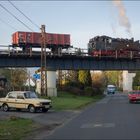 Auf der Talbrücke von Olbersdorf